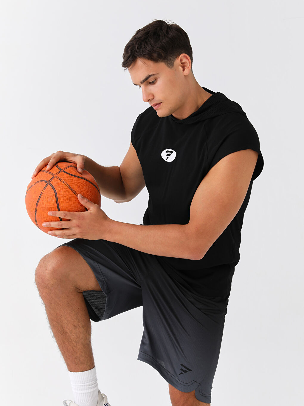 Hooded Printed Combed Cotton Men's Sleeveless TShirt S3EU32Z8CVL S3EU32Z8CVL LC Waikiki