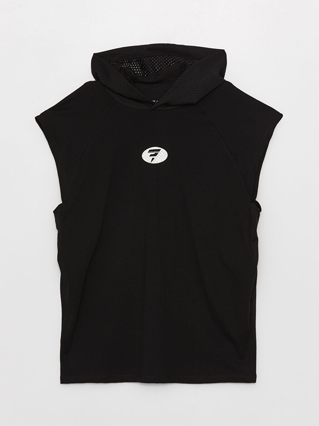 Hooded Printed Combed Cotton Men's Sleeveless TShirt S3EU32Z8CVL S3EU32Z8CVL LC Waikiki