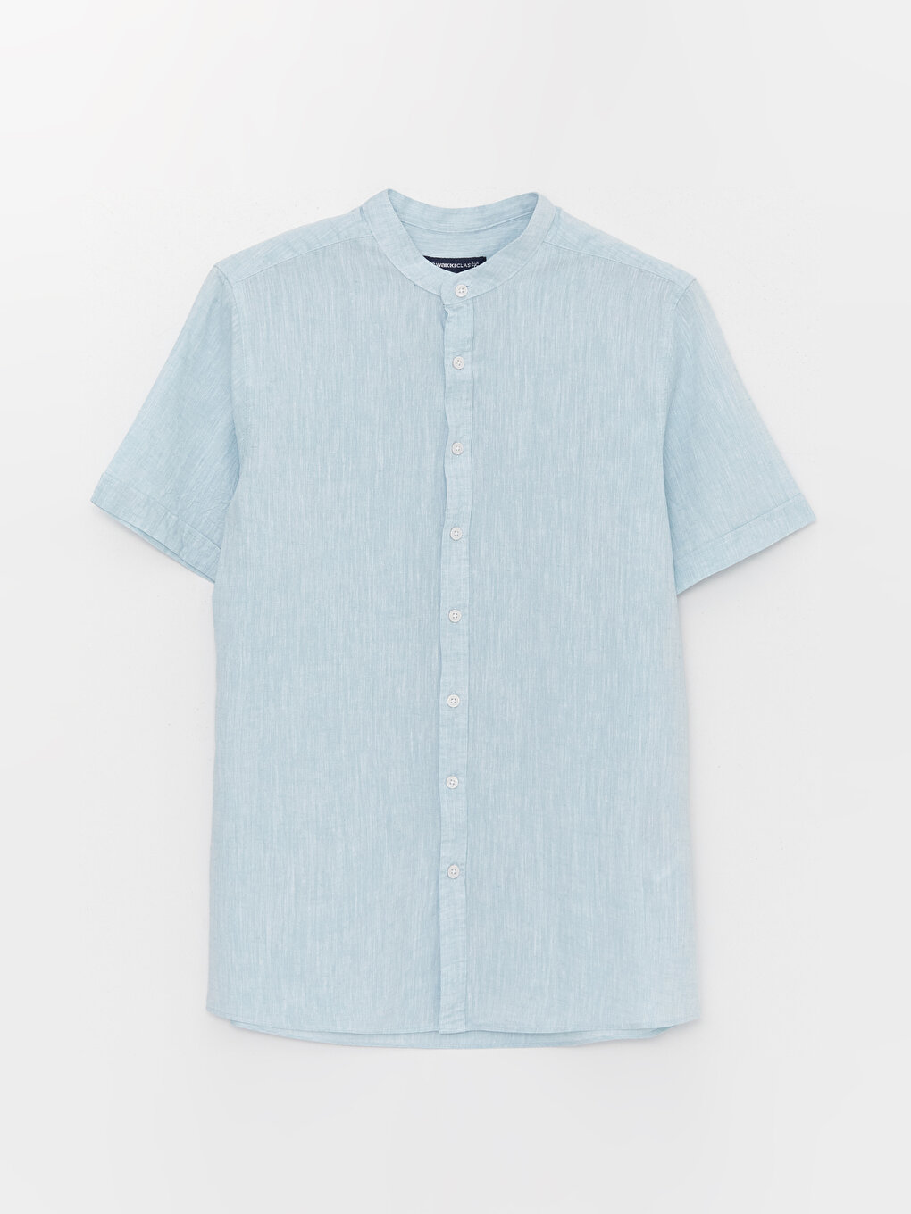 Regular Fit Short Sleeve Linen Blended Men's Shirt -S3FD19Z8-G9Y ...