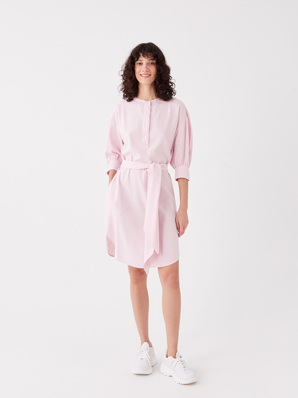 Next pink shirt dress cheap