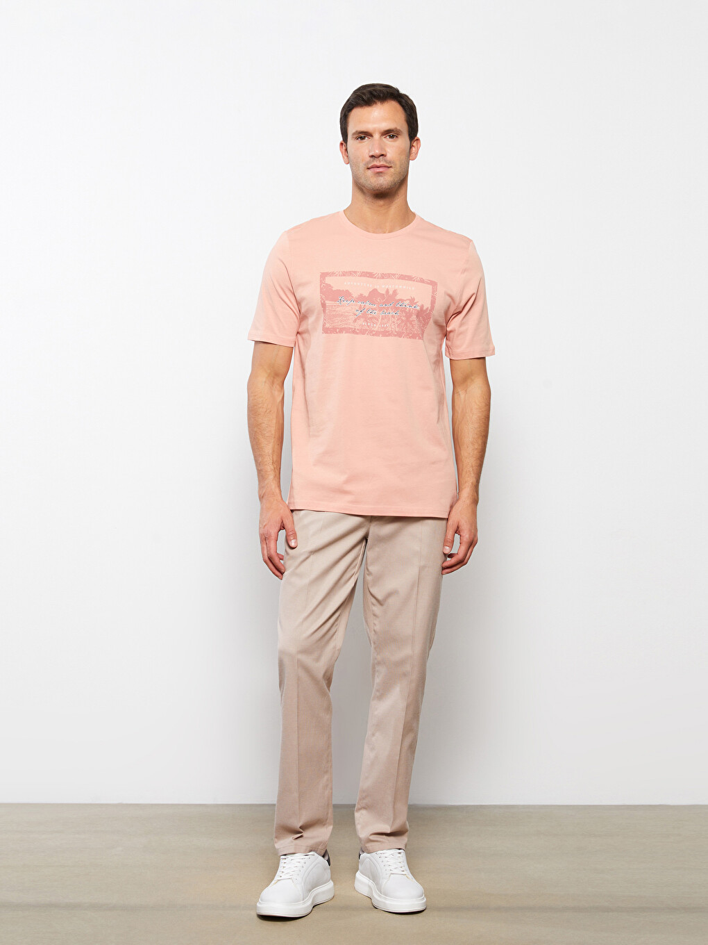 T-shirt Stretch Fit Col rond Manches courtes Blanc en coton | 3 SUISSES T-shirt Stretch Fit Col rond Manches courtes Blanc en coton | 3 SUISSES