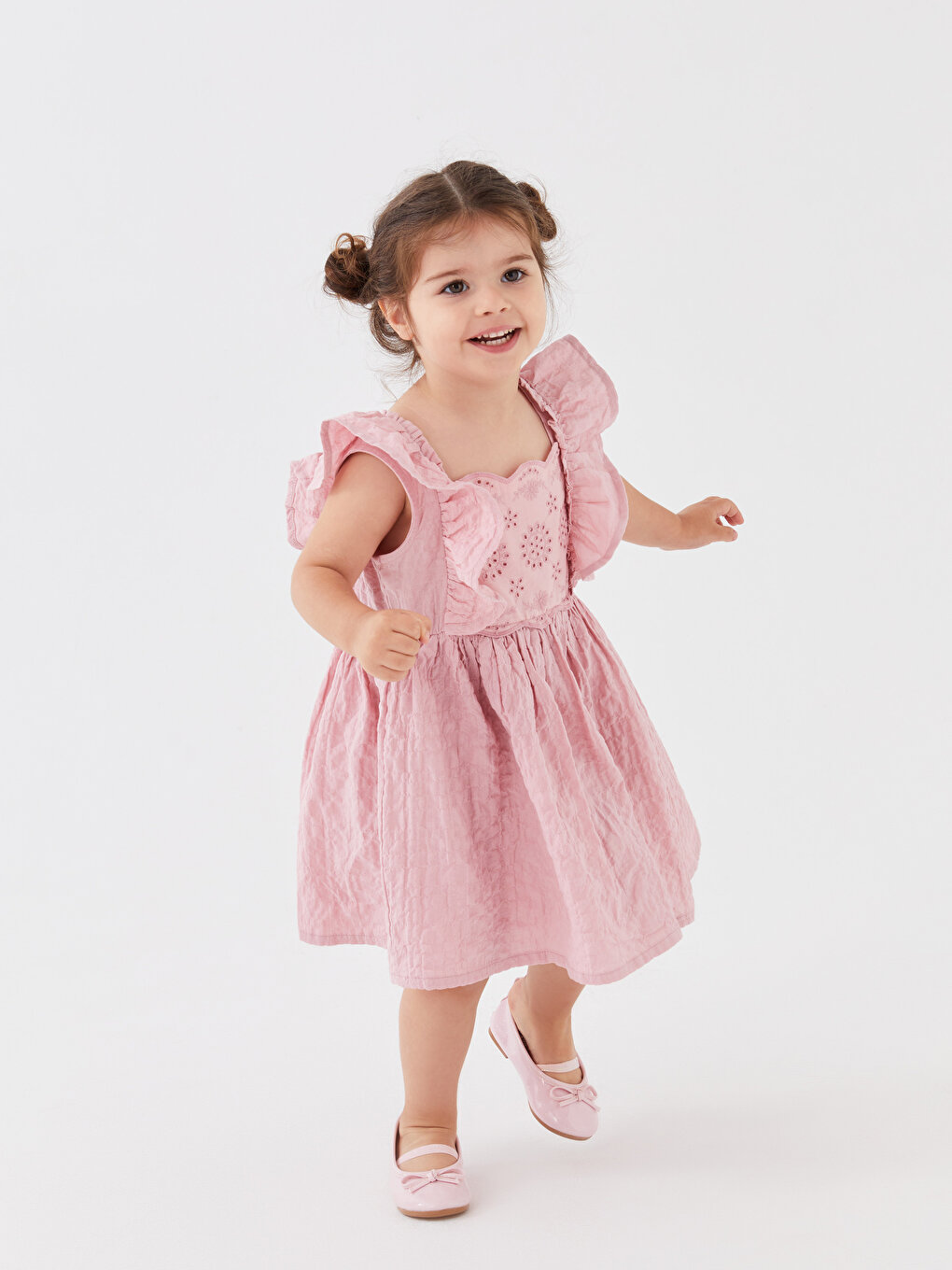 Poncho Square Collar Baby Girl Dress -S3FV42Z1-FHR - S3FV42Z1-FHR - LC ...