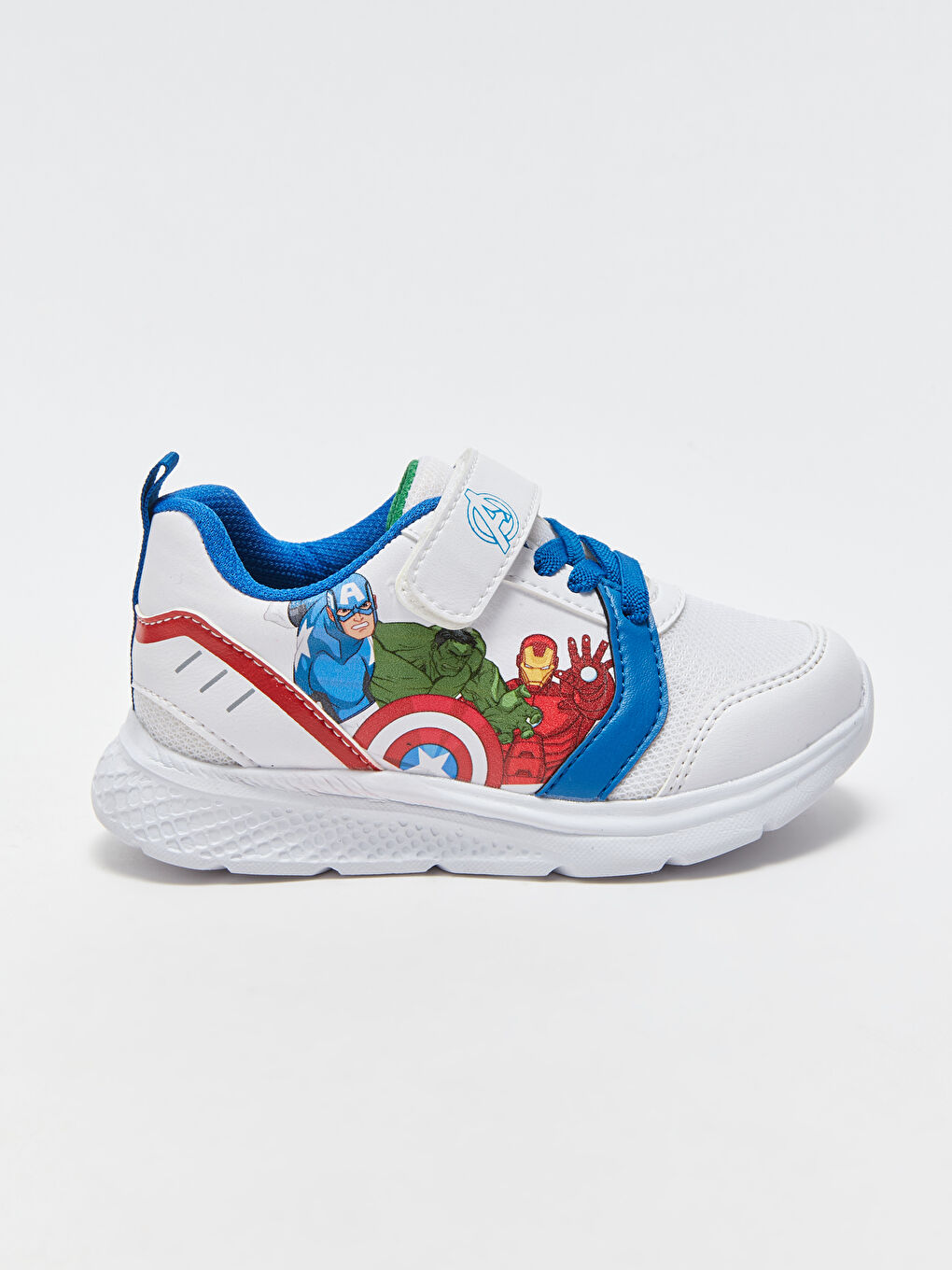 Avengers Printed Hook and Loop Boys Sports Shoes -S3I562Z4-J5E 