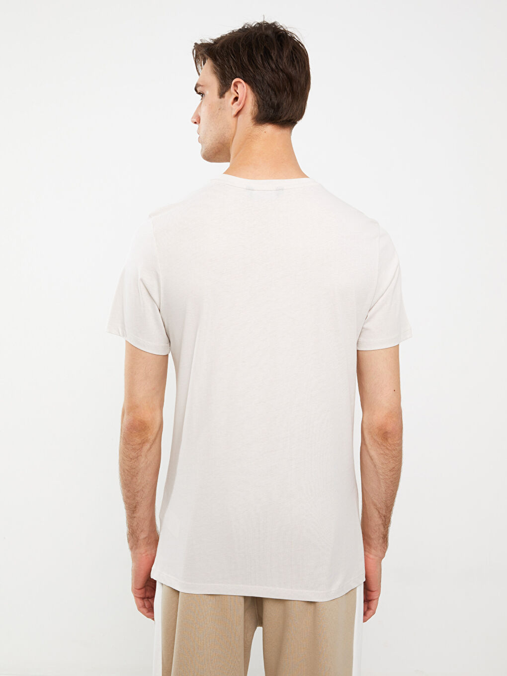 Crew Neck Short Sleeve Printed Combed Cotton Men's T-shirt -S3IT72Z8 ...