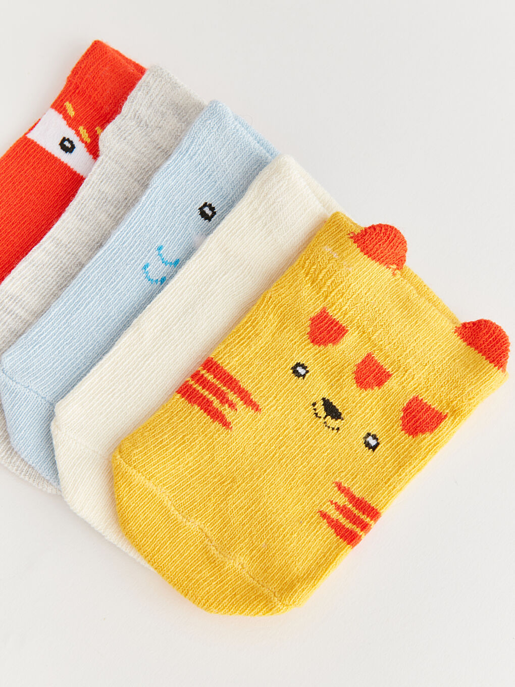 Patterned Baby Boy Booties Socks 5 Pack S3JY66Z1G0J S3JY66Z1G0J