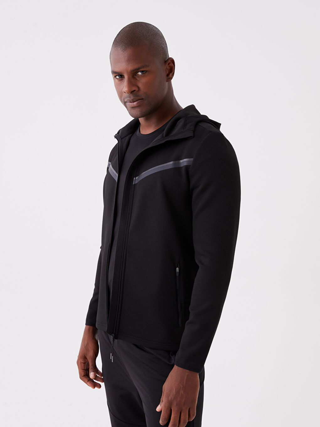 Hooded Long Sleeve Men s Sports Cardigan W30439Z8 CVL W30439Z8 CVL LC Waikiki