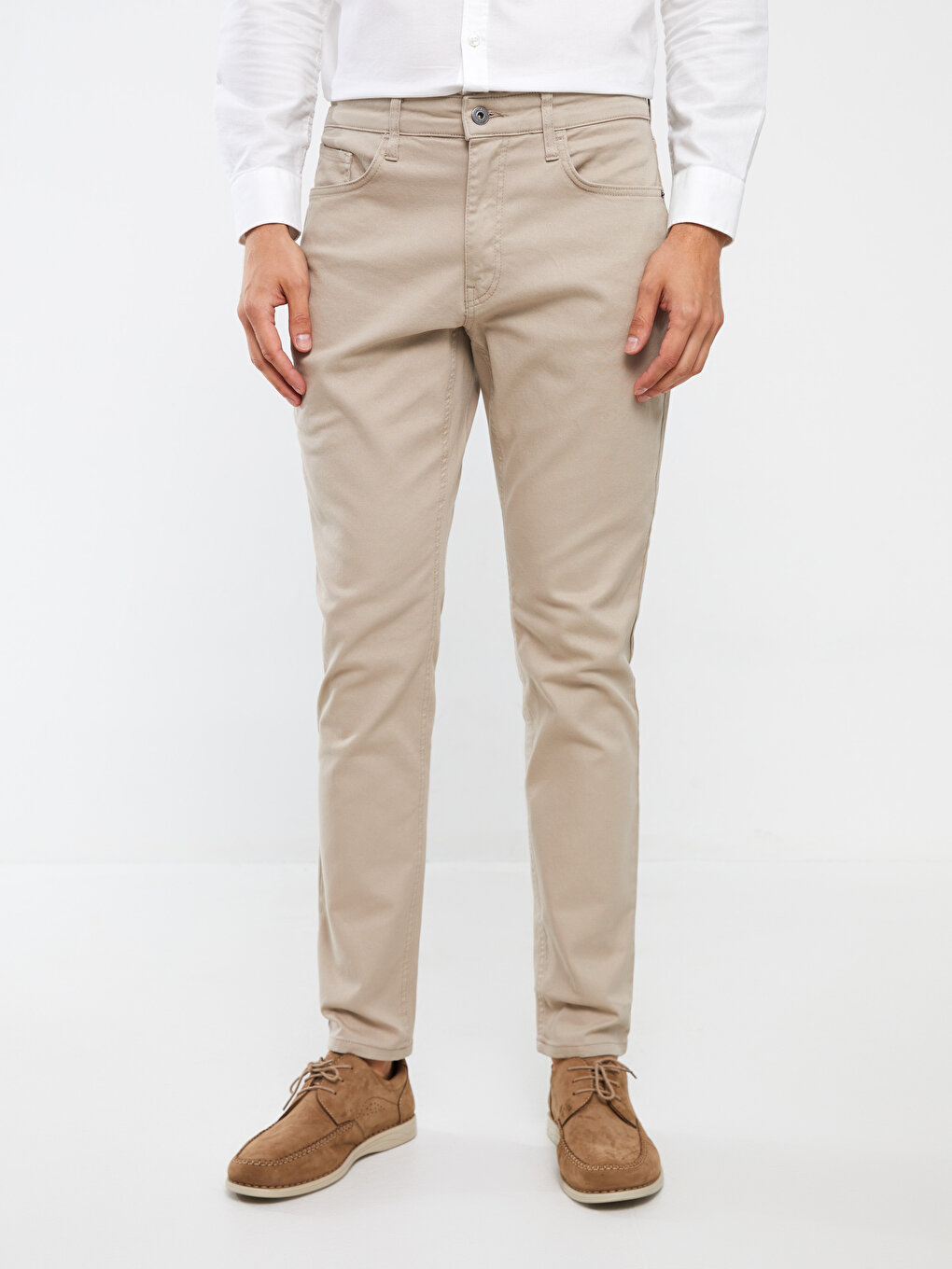 Victorious Men's Basic Trousers Casual Slim Fit Stretch Chino Pants DL1250  | eBay