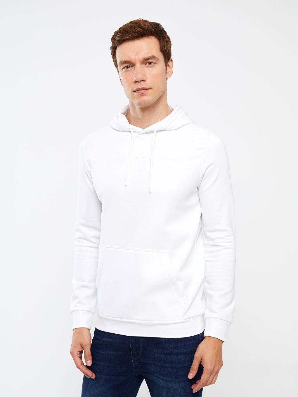 Long Sleeve Printed Men s Thick Hoodie W31365Z8 R5B W31365Z8 R5B LC Waikiki