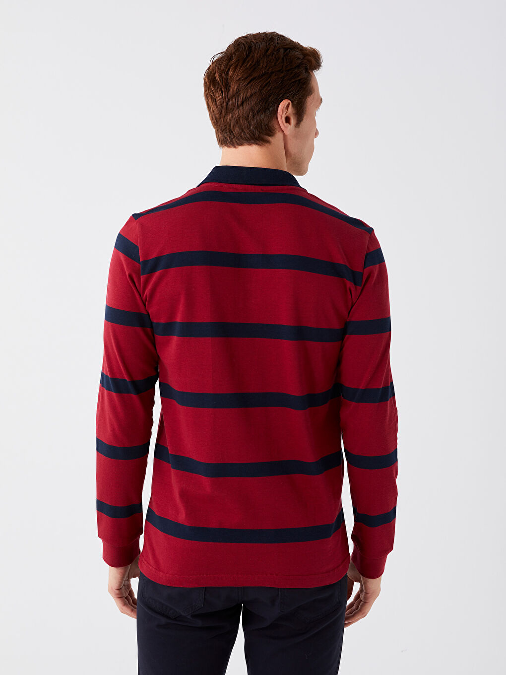Polo striped sweatshirt on sale