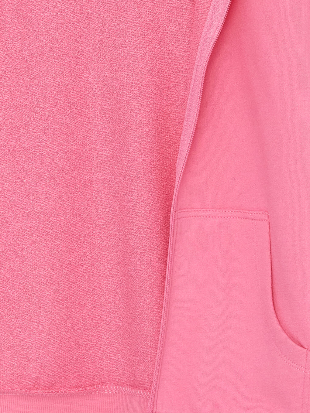 Hooded Basic Long Sleeve Girl Zippered Sweatshirt -W32088Z4-VF6 ...
