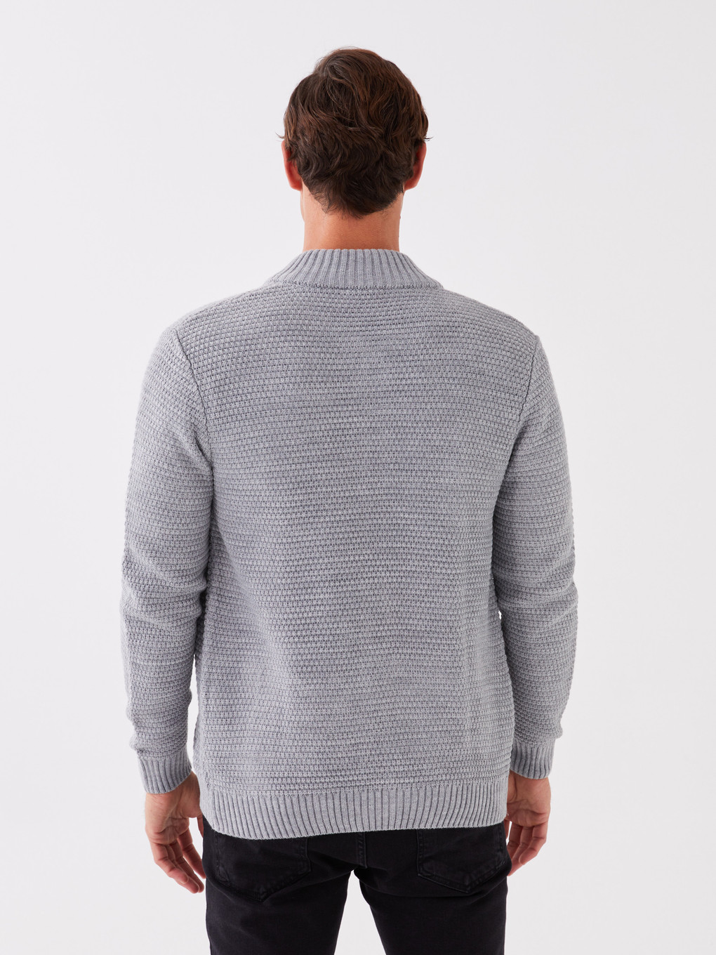 Dokotoo Cardigan en tricot épais à manches longues ouvert sur le devant