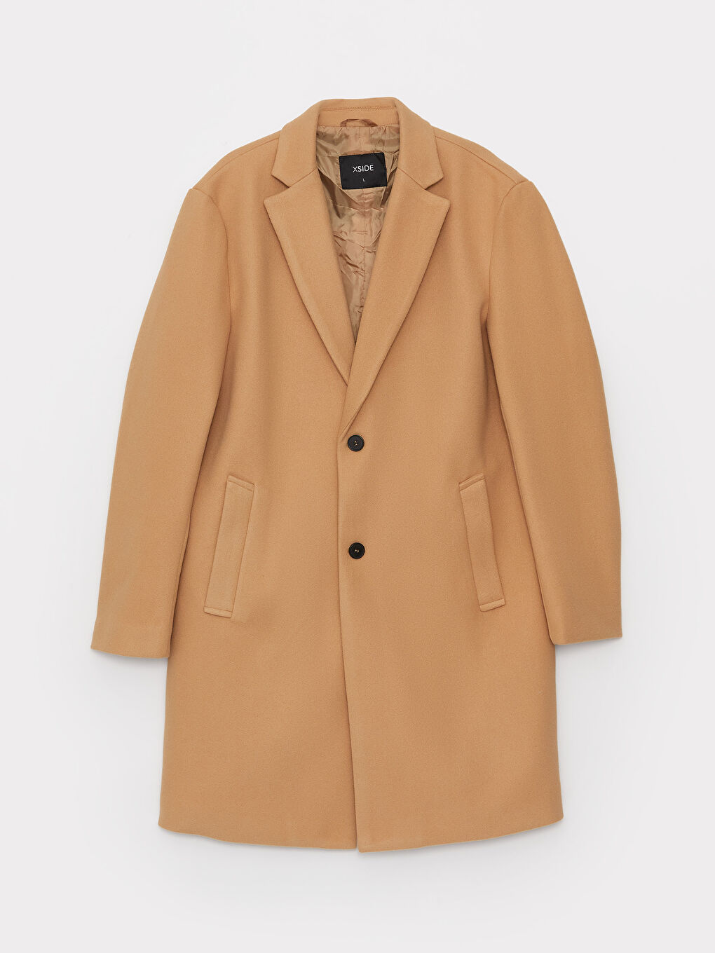 ジャケット・アウター loose wool blend soutien collar coat Wool coat with detachable collar - Men | MANGO OUTLET Romania