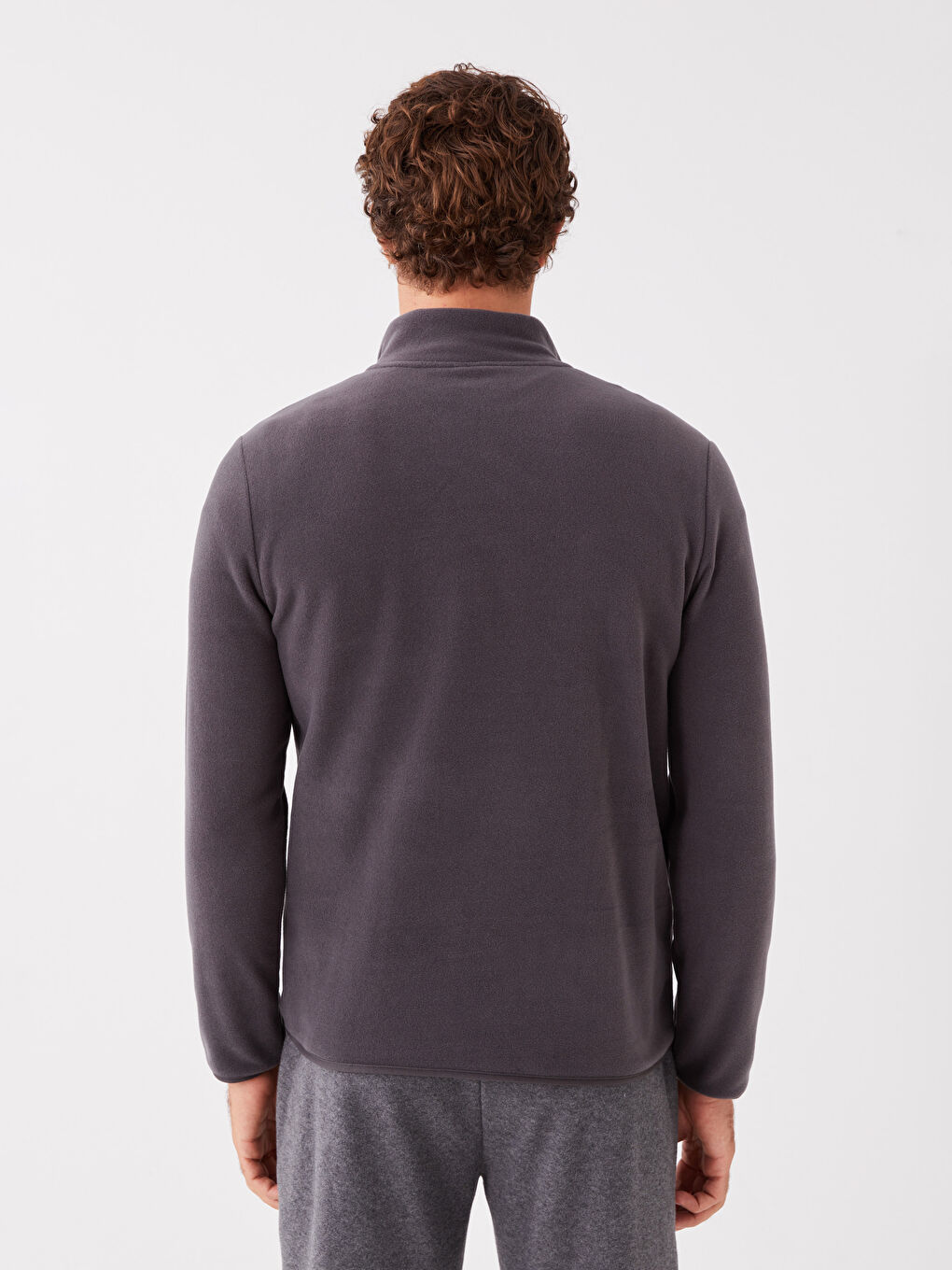 LC WAIKIKI Funnel Neck Long Sleeve Polar Men's Sweatshirt