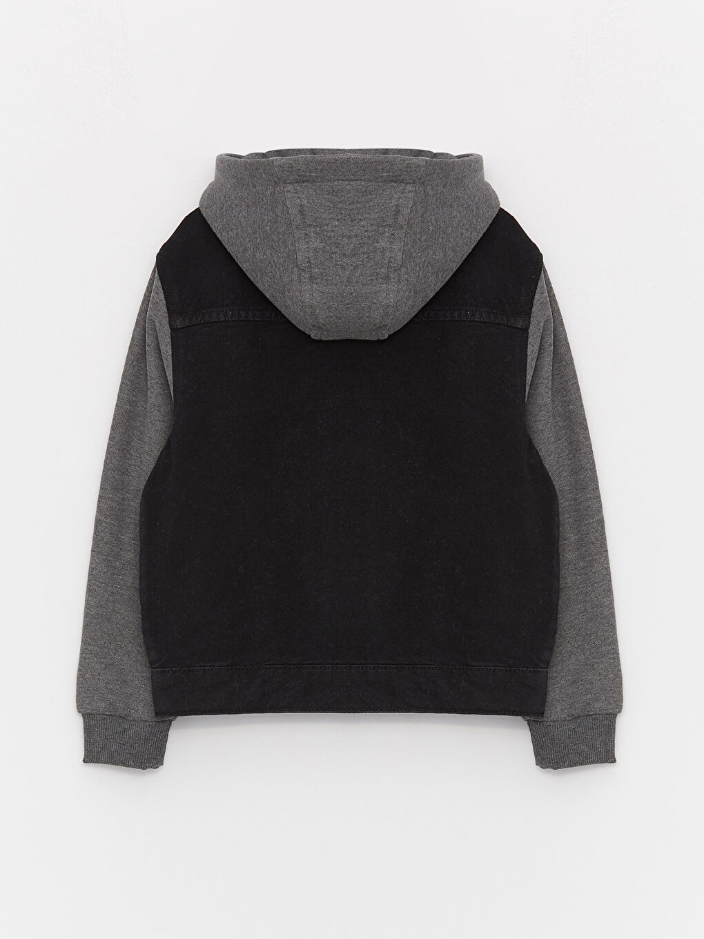 Boys hooded jean jacket discount