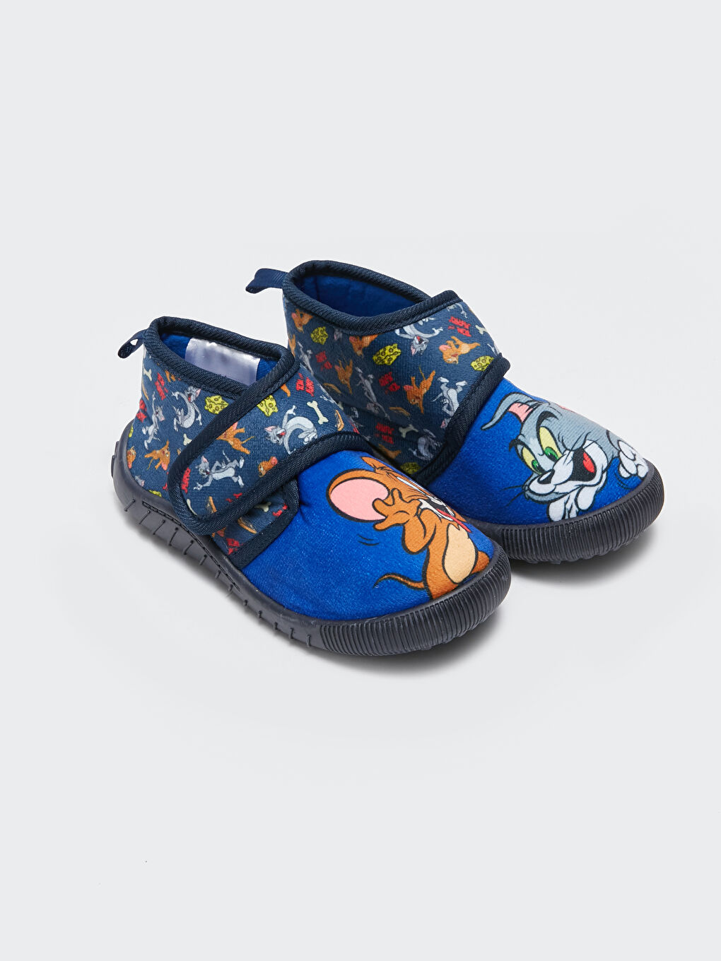 Tom Jerry Printed Velcro Slippers for Kids W33549Z1 UJK W33549Z1 UJK LC Waikiki
