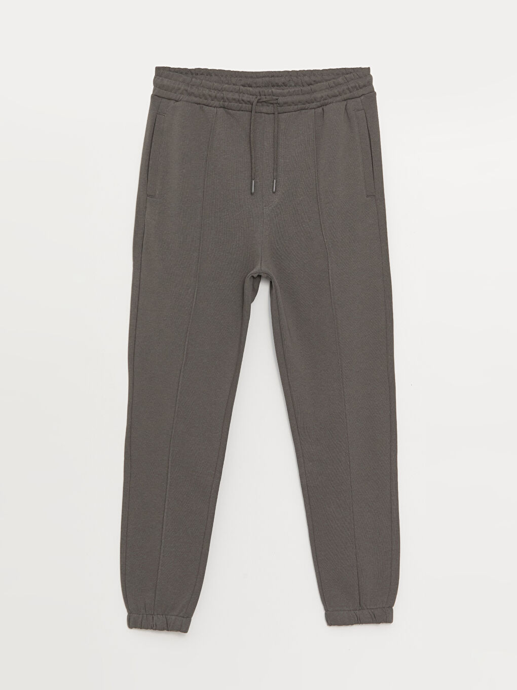【BAON】24SS★ [BAONHAUS] check banding string jogger PT Cotton jogger trousers with elastic band and drawstring