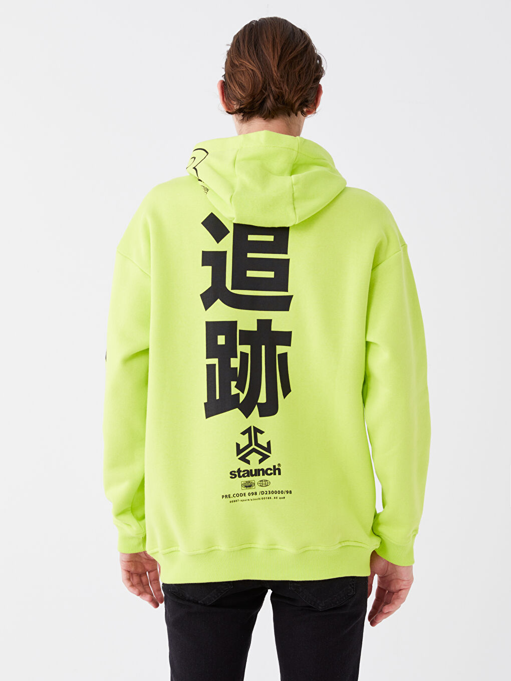 Long Sleeve Printed Men's Thick Hoodie -W34142Z8-JT3