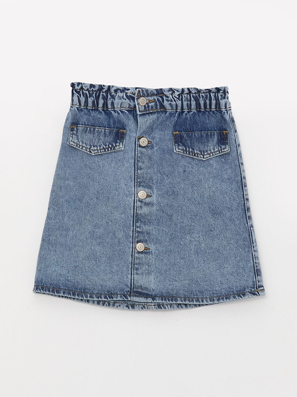 Jupe en jean fille taille elastique W34295Z4 502 W34295Z4 502 LC Waikiki