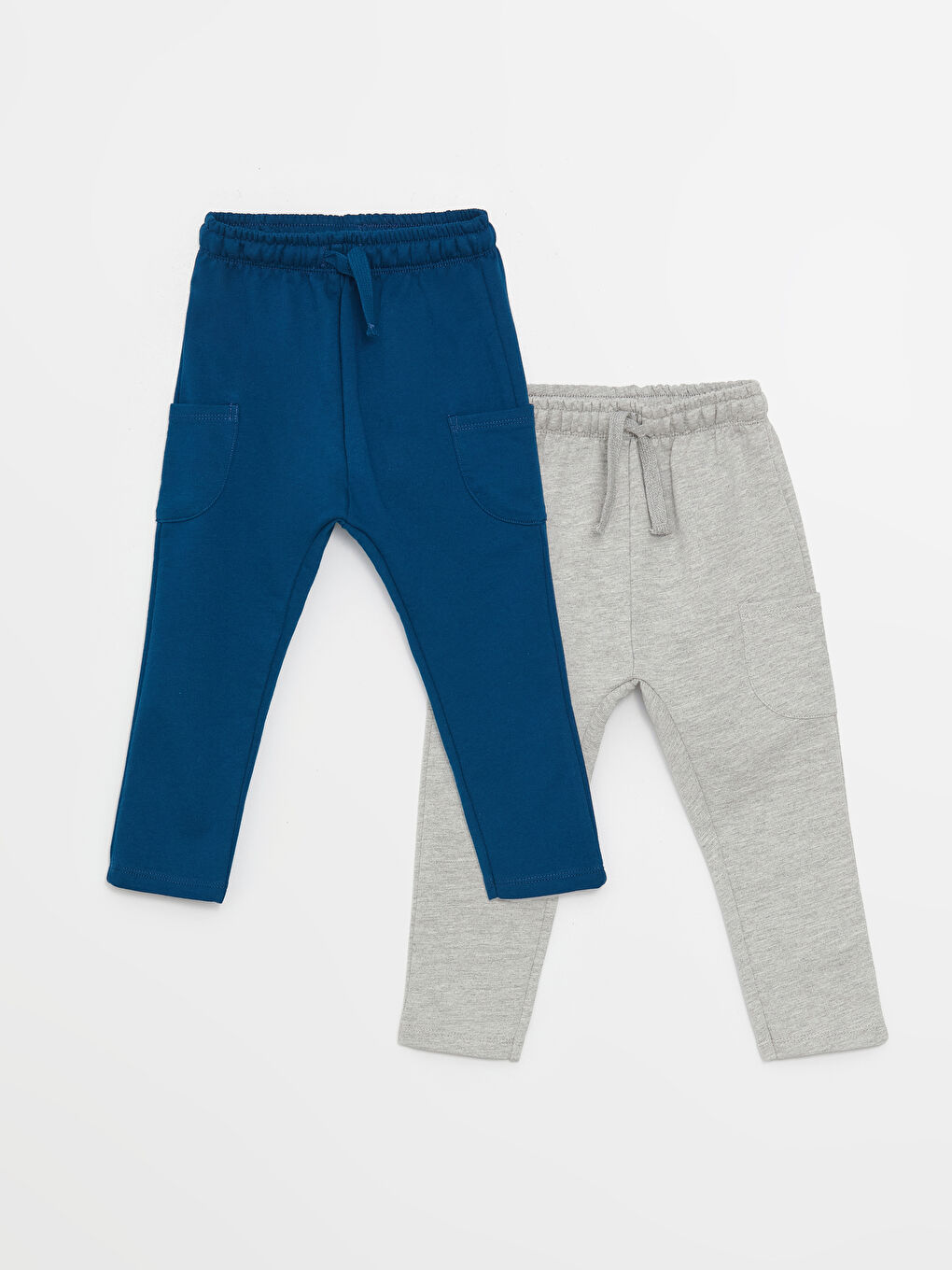 Basic Elastic Waistband Baby Boy Tracksuit Bottom 2 Pieces