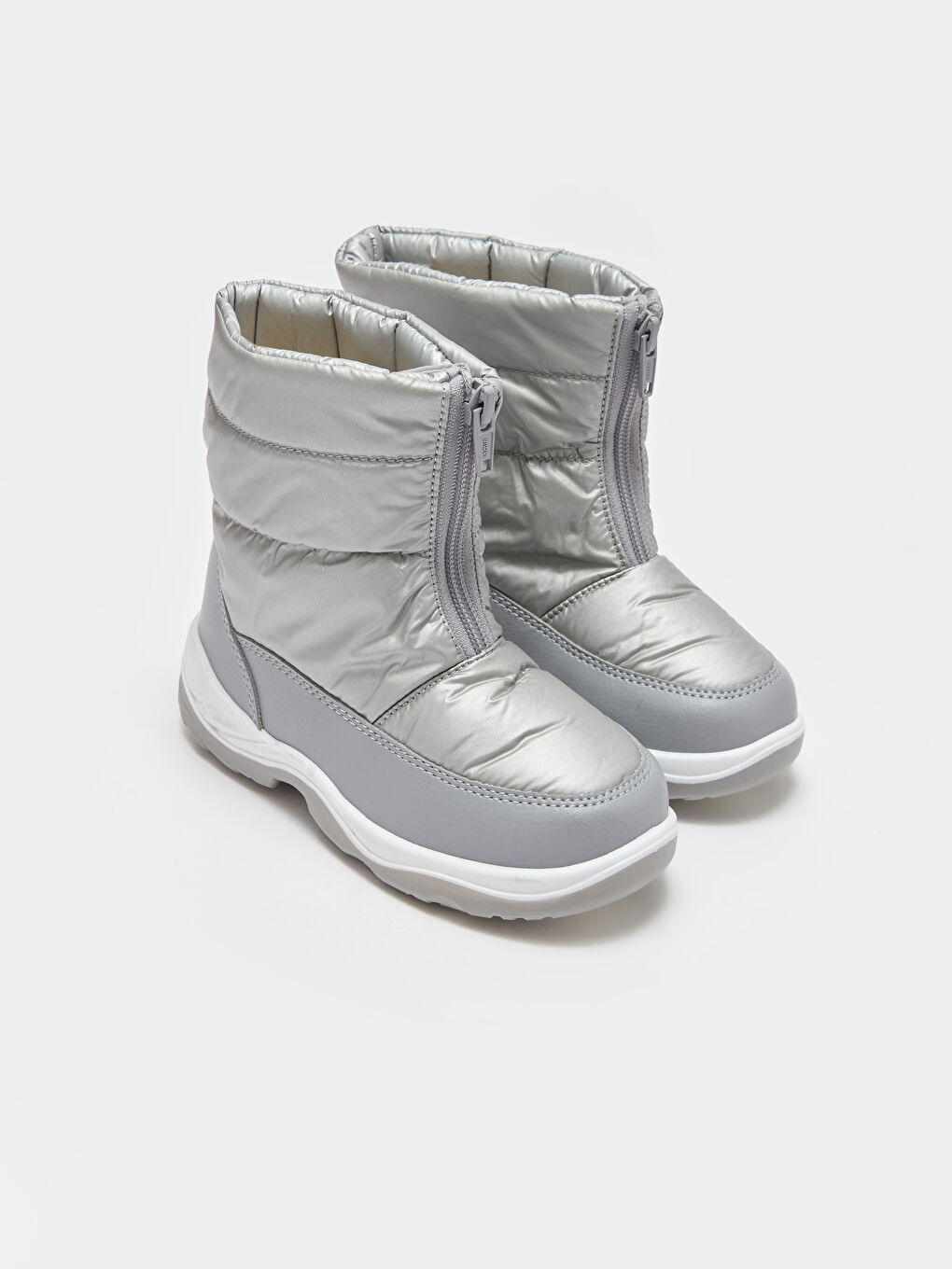 Silver snow boots store