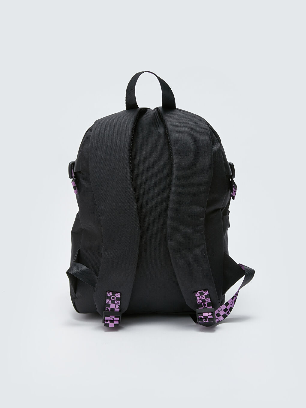 Adidas originals trefoil logo mini backpack in cheap black and lilac