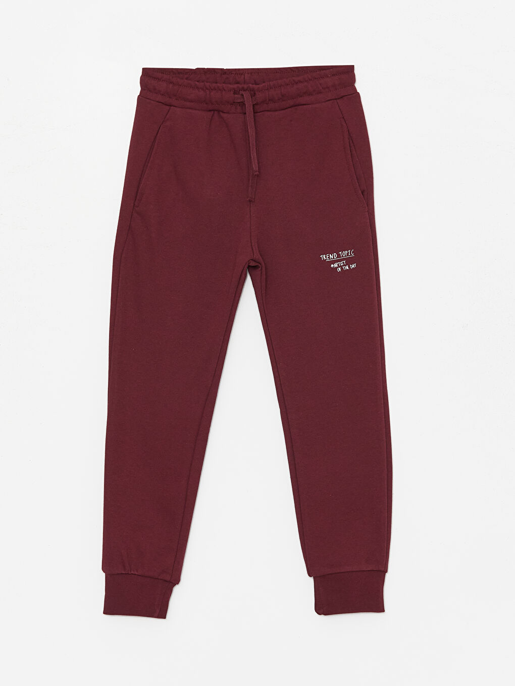 Elastic Waist Printed Boy Jogger Sweatpants -W36692Z4-HQV