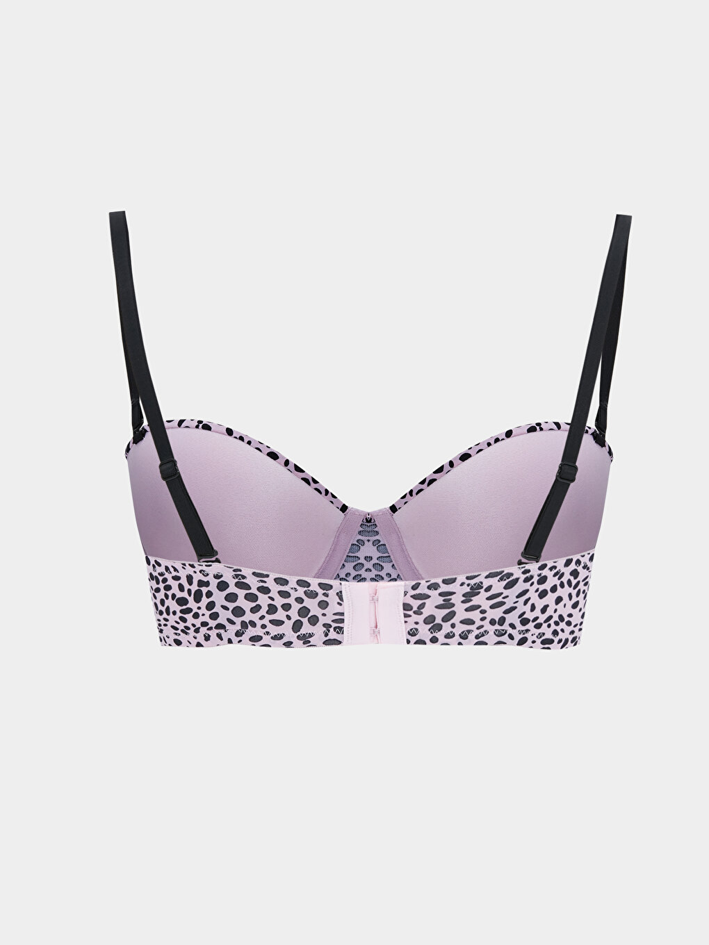 Victoria’s Secret push up strapless bra pink and cheetah