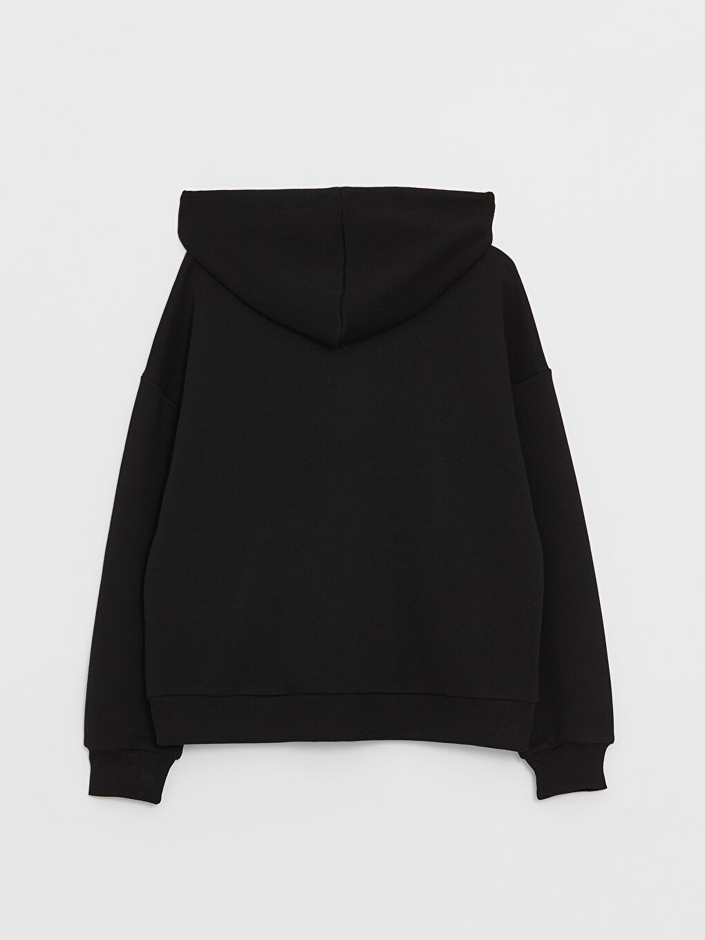 Black plain deals hoodie women's