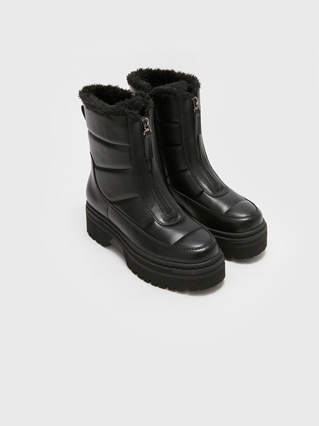 Zippered Women's Snow Boots -W39201Z8-HUC - W39201Z8-HUC - LC Waikiki