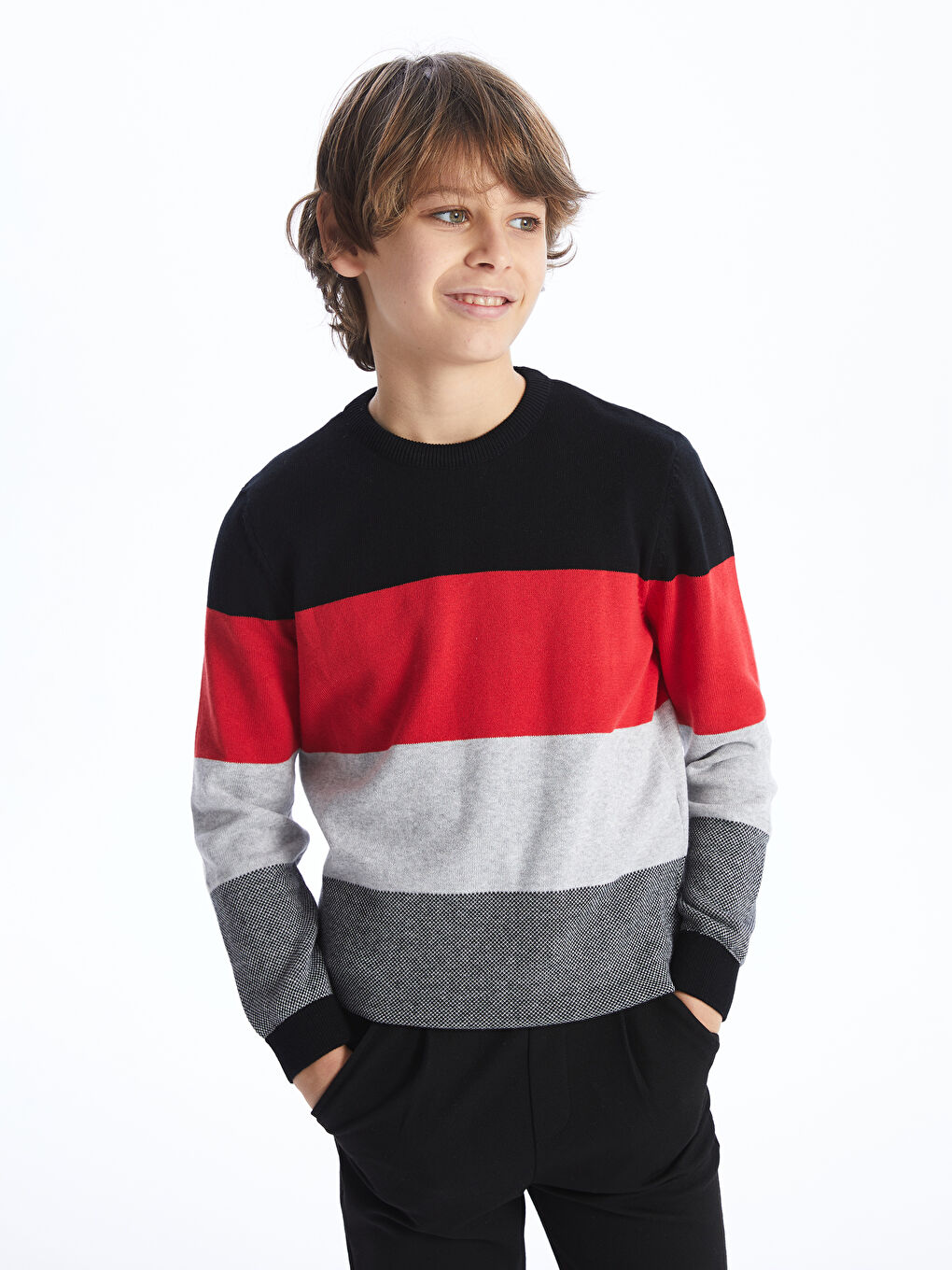 Boys crew cheap neck sweater