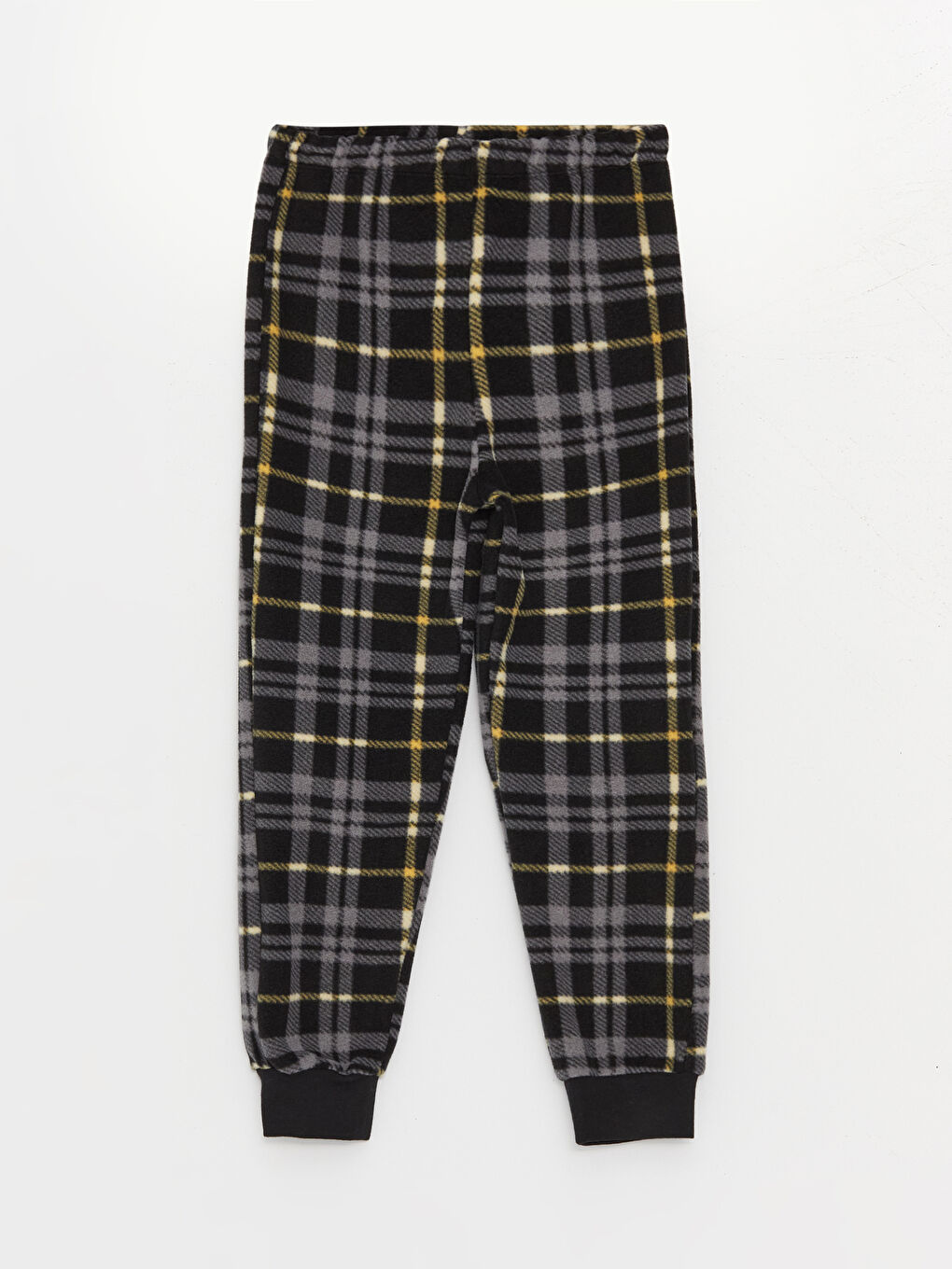 Elastic Waist Plaid Fleece Boys Pajama Bottom W3AD77Z4 LQJ W3AD77Z4 LQJ LC Waikiki