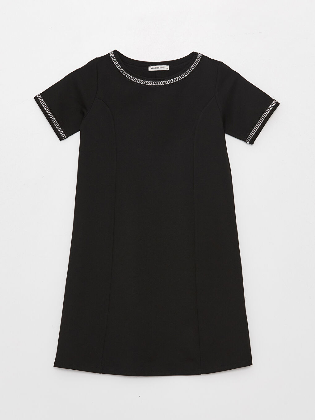 Crew Neck Embroidered Short Sleeve Women s Dress W3AI96Z8 CVL crew-neck-embroidered-short-sleeve-women-s-dress-w3ai96z8-cvl