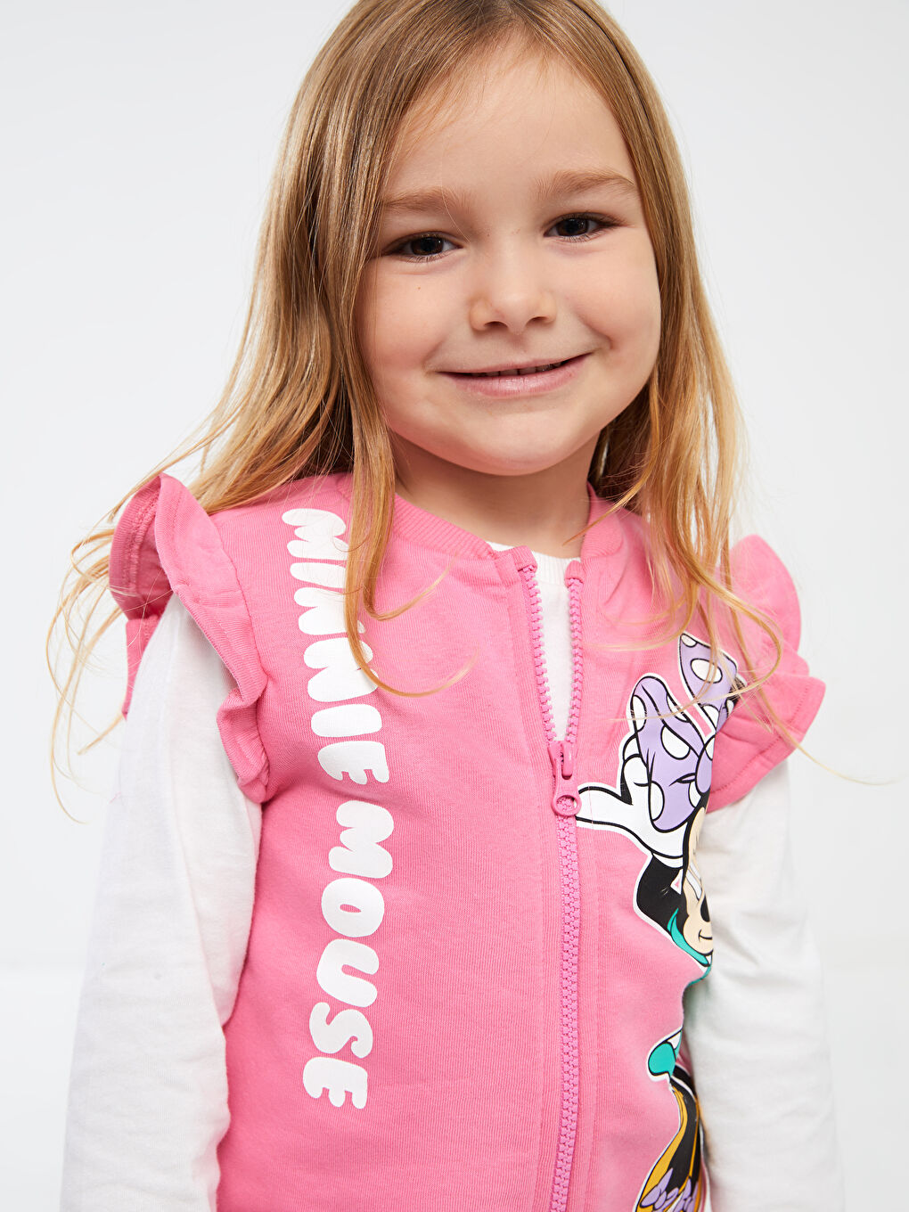 Hello to Nursery Vest with Little Adventurer Minnie Mouse W3AP87Z1 FMM W3AP87Z1 FMM LC Waikiki