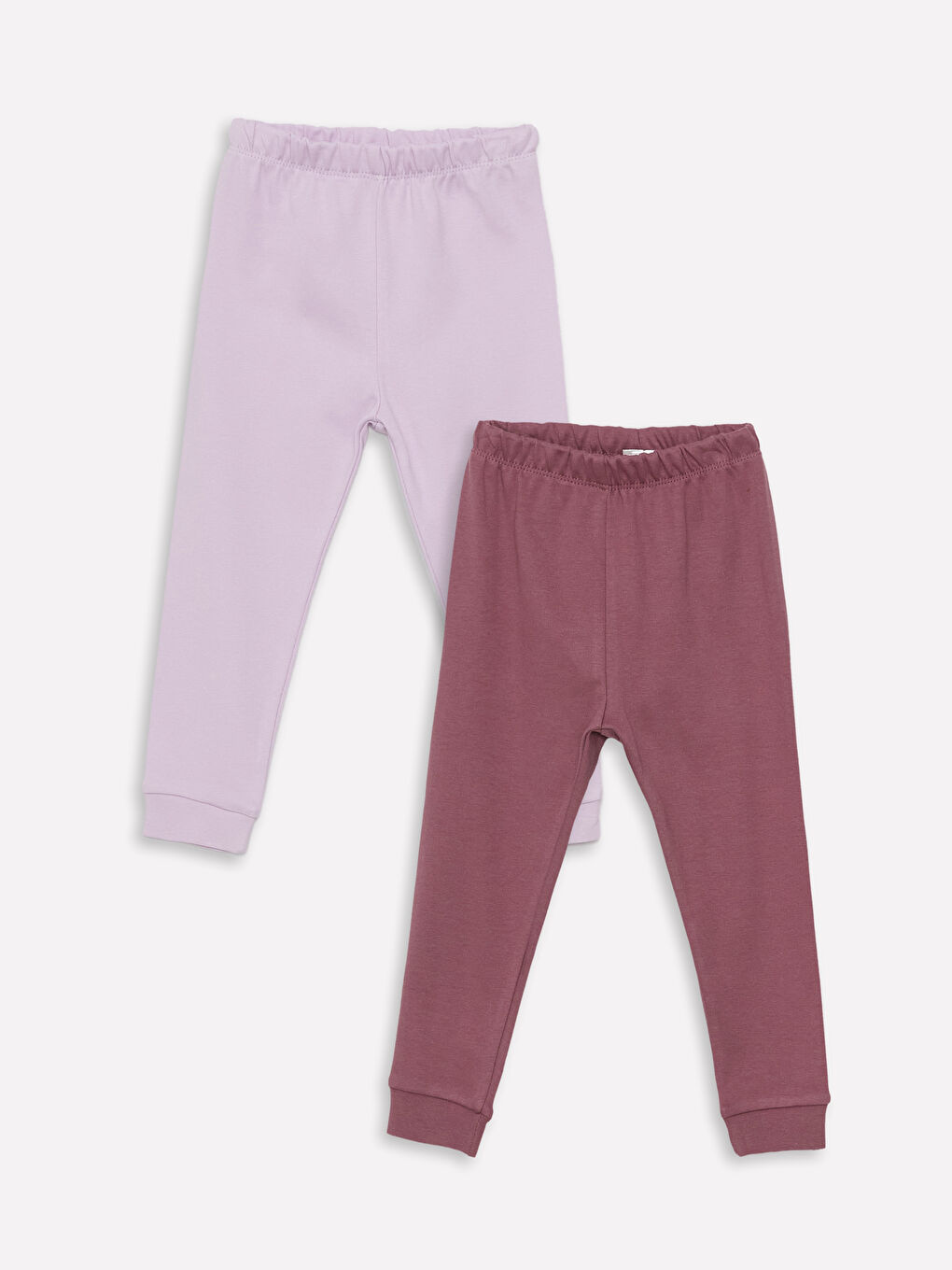 Elastic Waist Basic Baby Girl Pajama Bottoms 2 Pack W3AQ22Z1 V7X W3AQ22Z1 V7X LC Waikiki