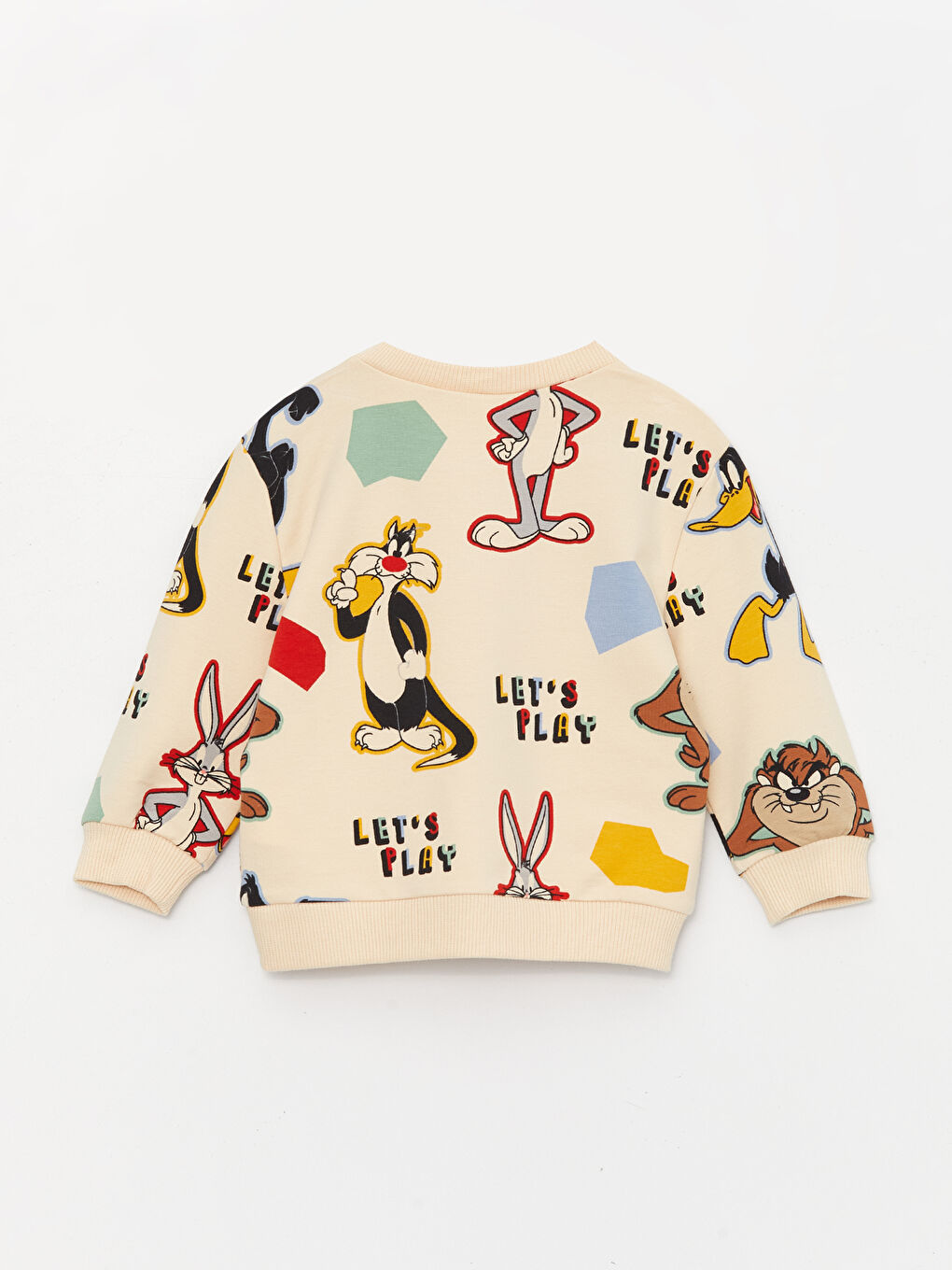 Crew Neck Looney Tunes Printed Baby Boy Sweatshirt and Trousers W3AV92Z1 S6R W3AV92Z1 S6R LC Waikiki