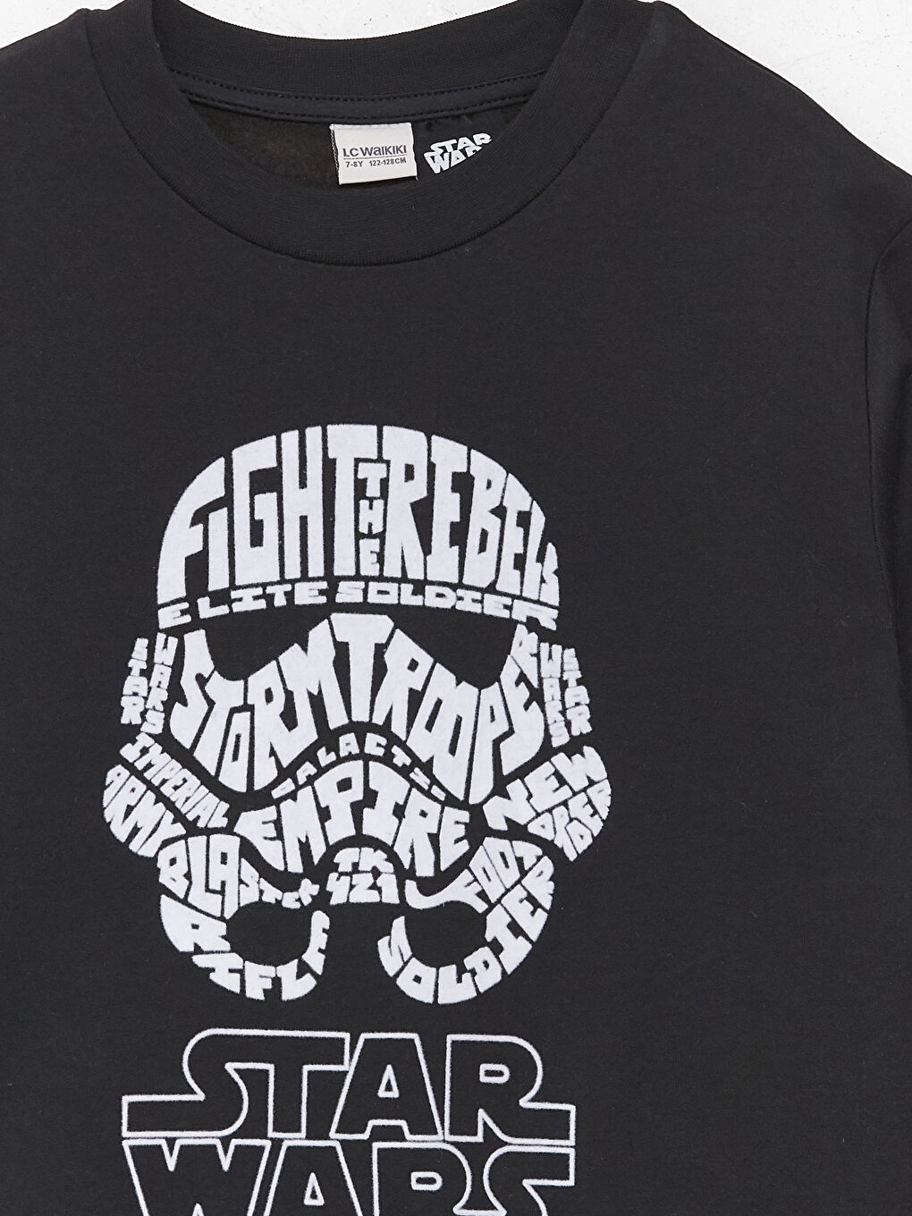 Crew Neck Star Wars Printed Long Sleeve Boy Sweatshirt W3BM05Z4 JTK W3BM05Z4 JTK LC Waikiki