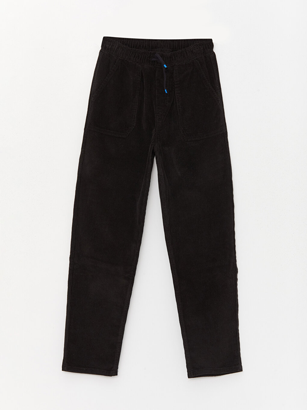 Comfortable Fit Elastic Waist Boy's Velvet Trousers -W3BN20Z4-RQL