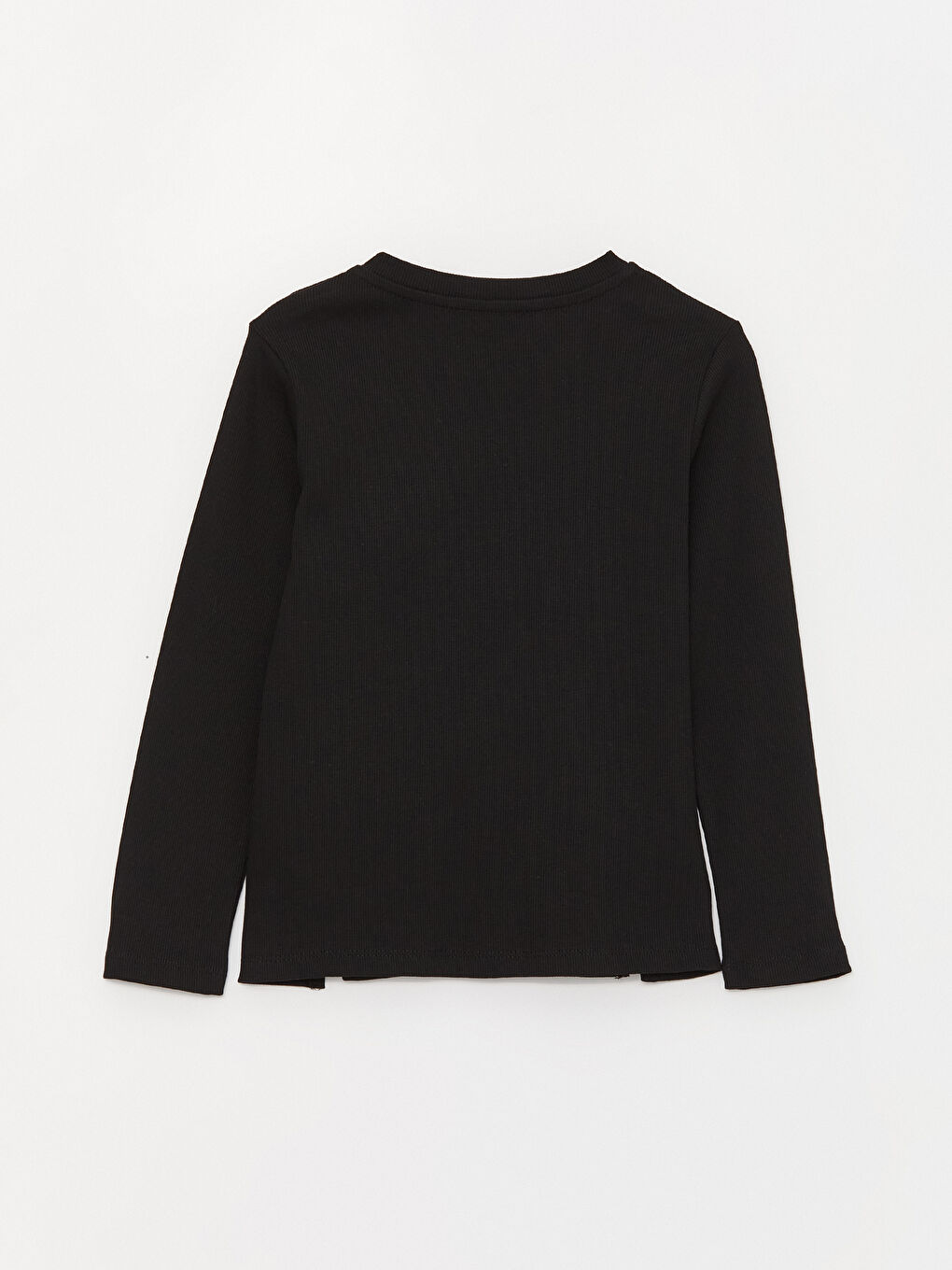 Girl black 2025 shirt long sleeve