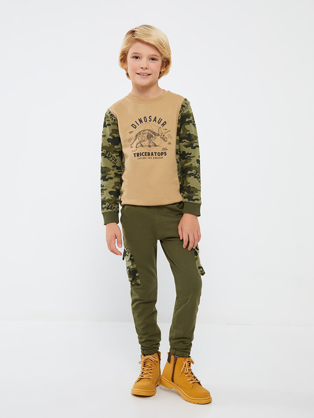Lined Pull-On Cargo Pants | Hope & Henry Baby