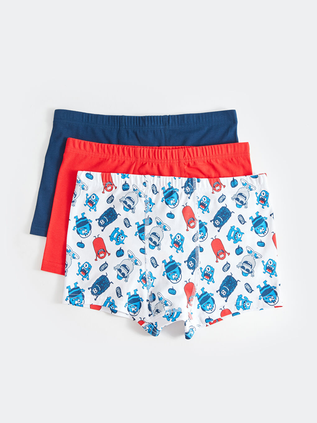 Printed Cotton Boy Boxer 3Pack W3CG34Z4LU7 W3CG34Z4LU7 LC Waikiki