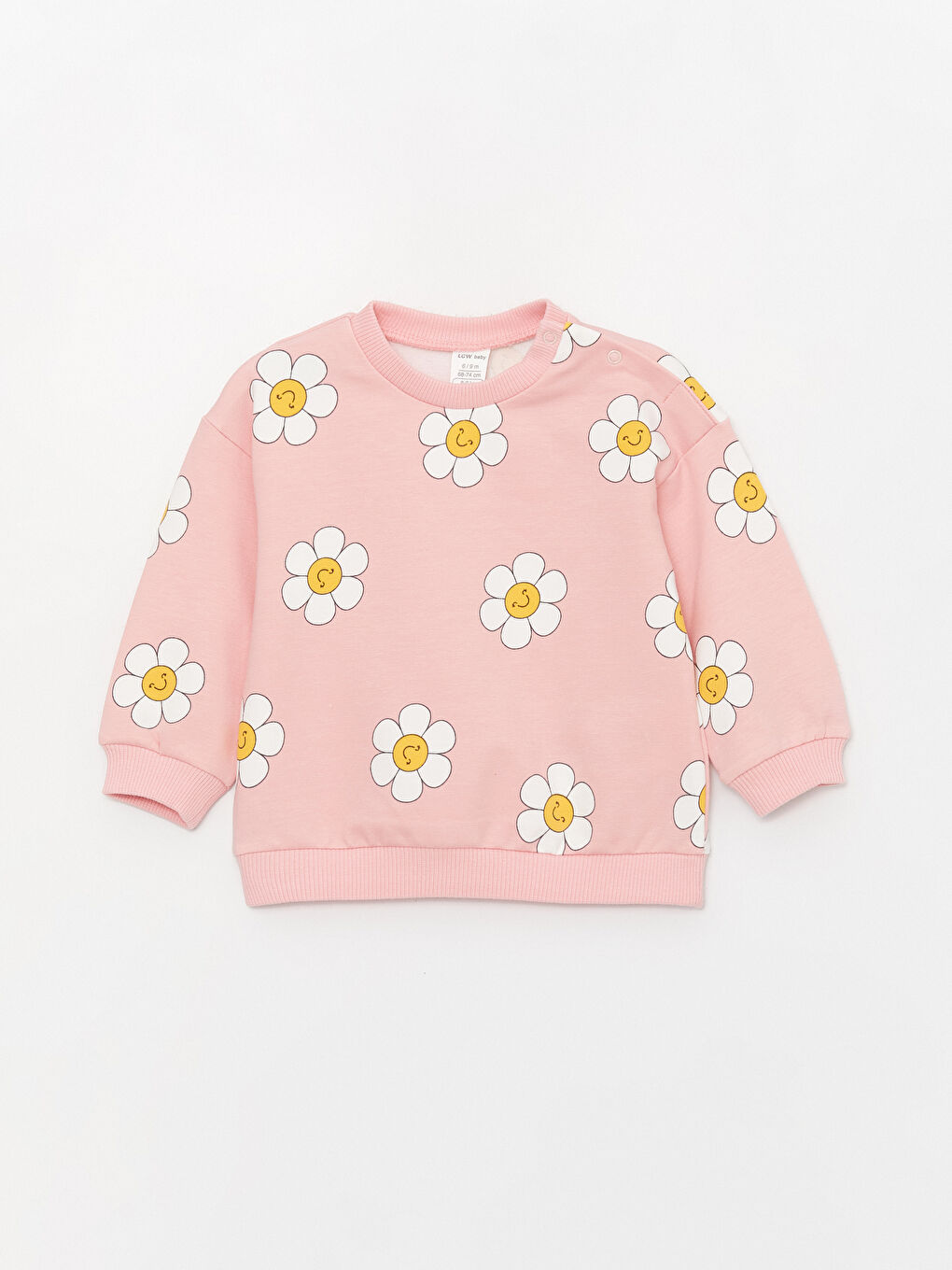Crew Neck Printed Baby Girl Sweatshirt 2 pack W3CK47Z1 FDL