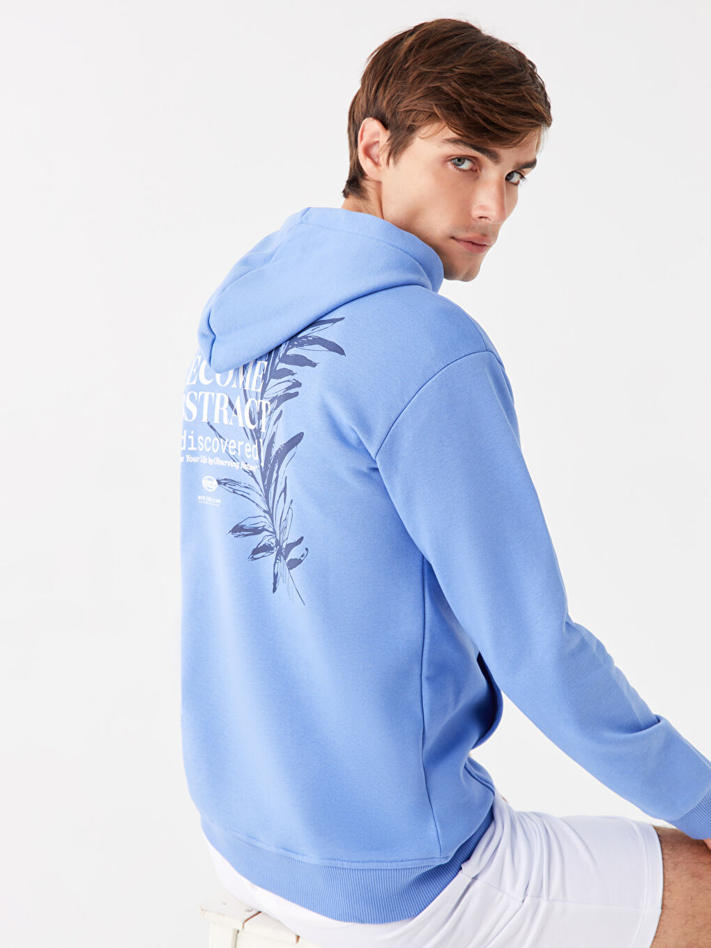 Pale blue mens hoodie shop