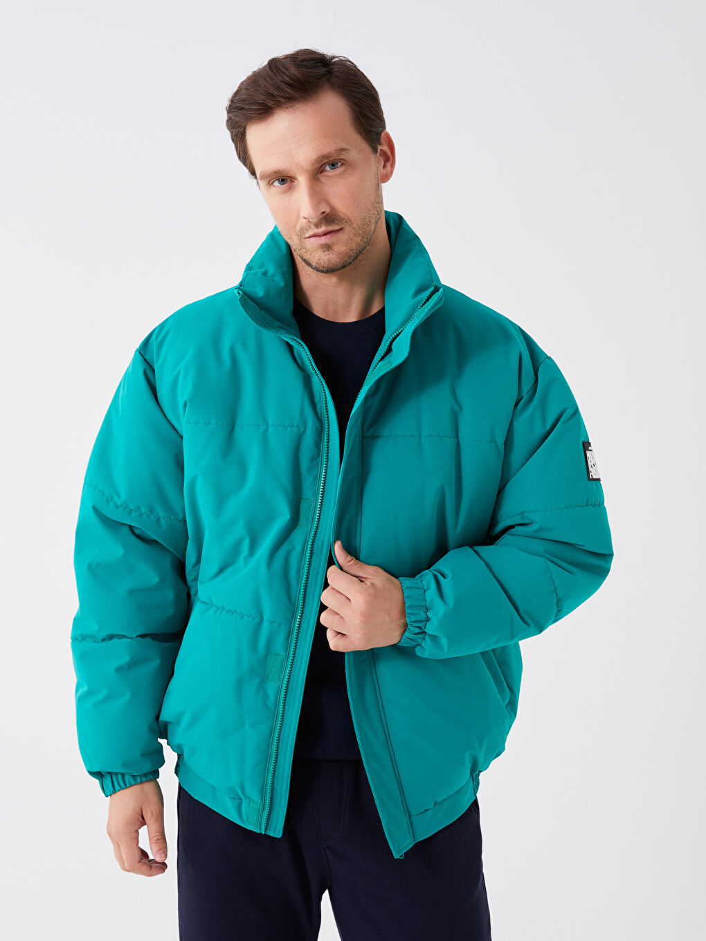 High collar sale windbreaker