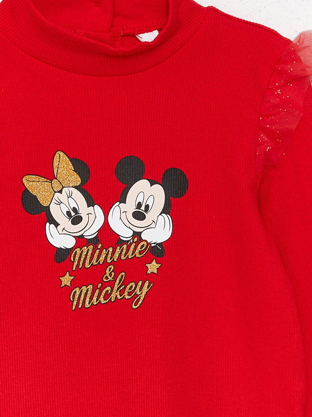 LC Waikiki Mickey Mouse Printed Girls' Pyjama Set -W41792Z4