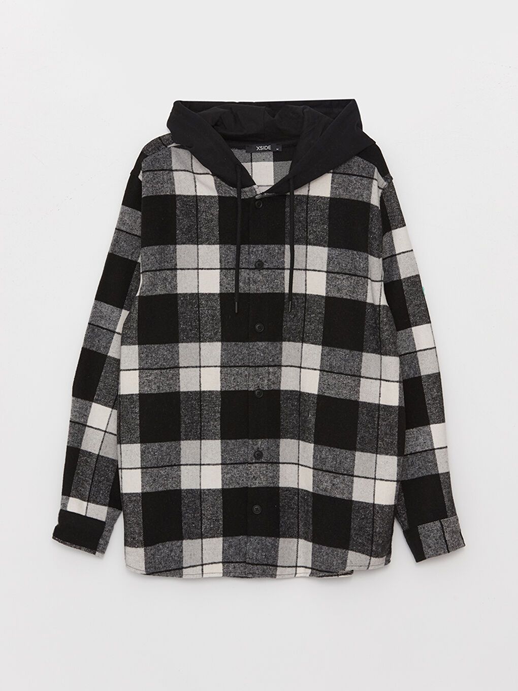 Regular Fit Long Sleeve Plaid Men's Flannel Shirt Jacket