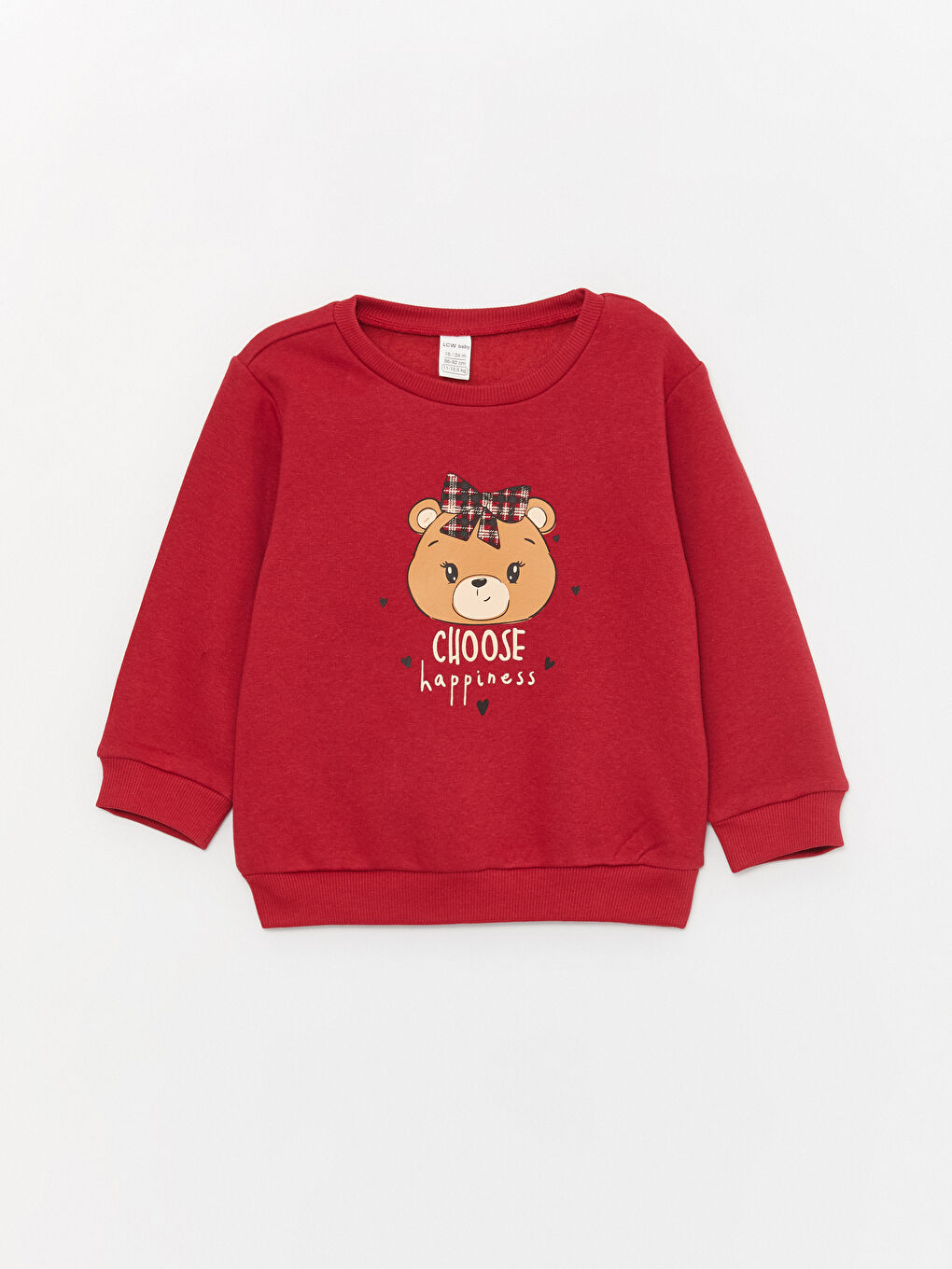 Crew Neck Long Sleeve Printed Baby Girl Sweatshirt and Tights 2 Pack Set W3EI72Z1 HJR W3EI72Z1 HJR LC Waikiki