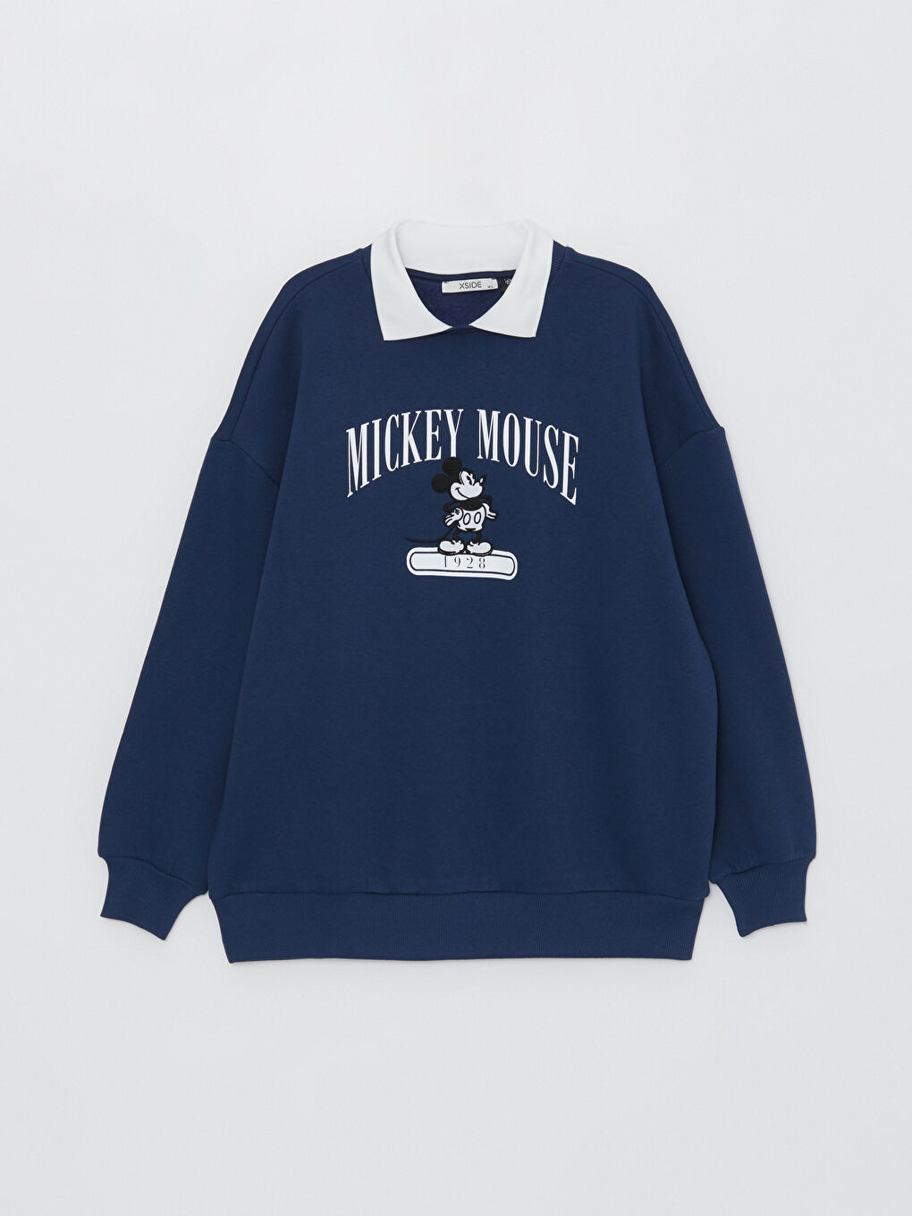 XSIDE Shirt Collar Mickey Mouse Printed Oversize Women's