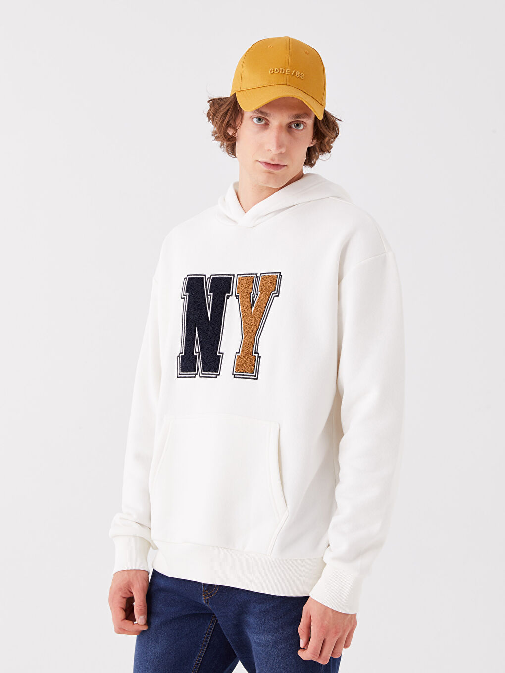 Hooded Long Sleeve Printed Men s Hoodie W3FL31Z8 R5B W3FL31Z8 R5B LC Waikiki