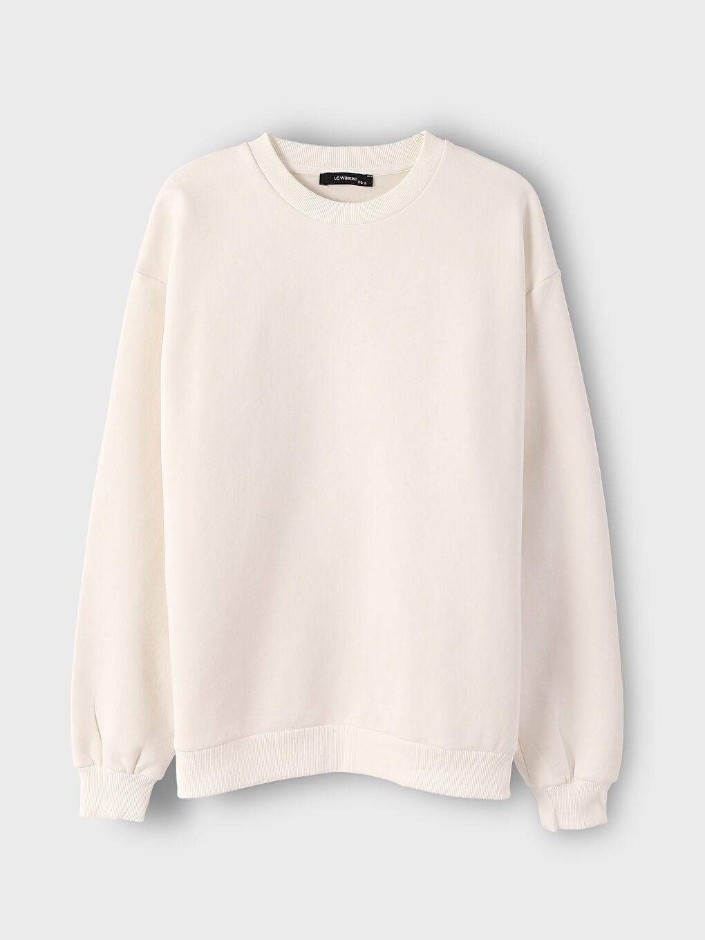 Crew Neck Plain Women s Thick Sweatshirt W3G901Z8 FE8 W3G901Z8 FE8 LC Waikiki