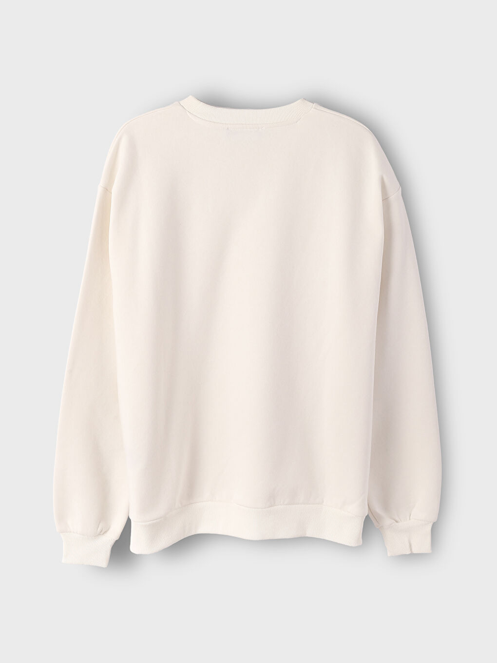 Plain white crew neck sweatshirt womens sales